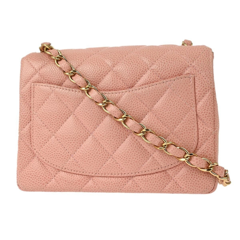 Chanel Pink Caviar Skin Mini Classic