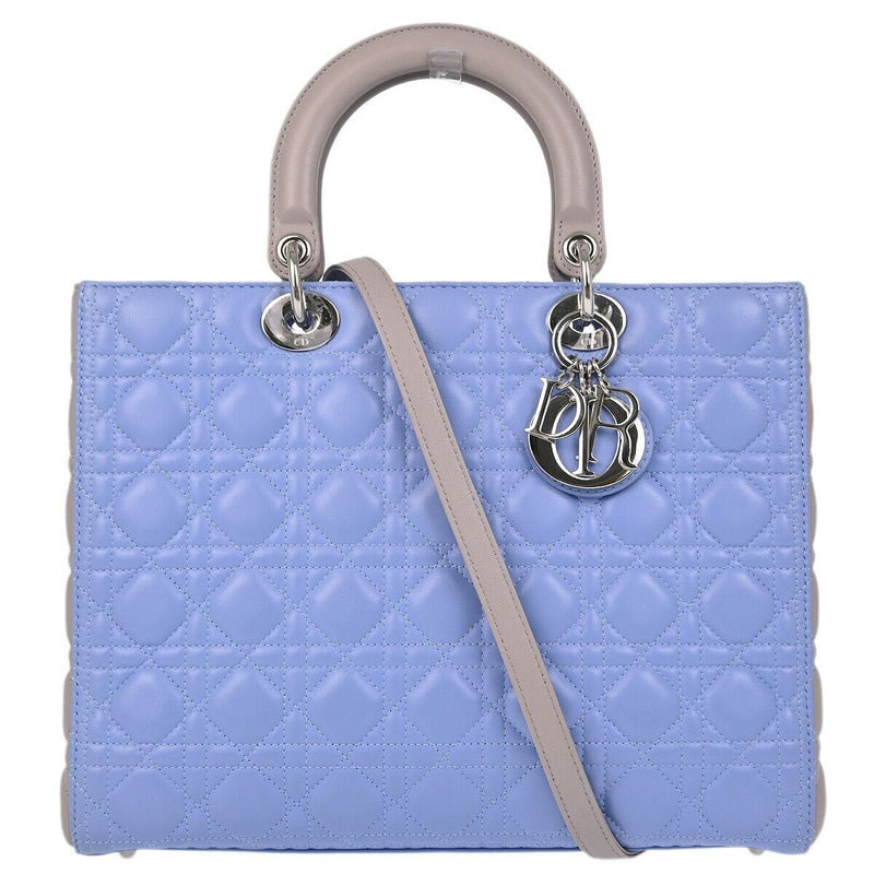 Christian Dior Blue Lambskin Lady