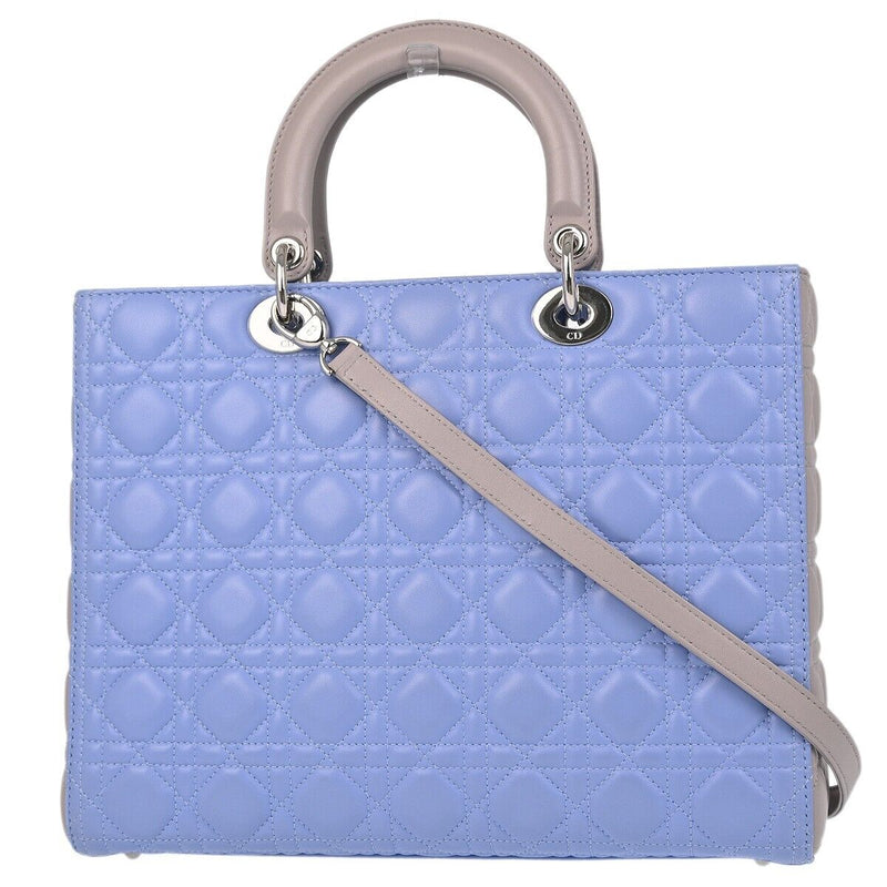 Christian Dior Blue Lambskin Lady