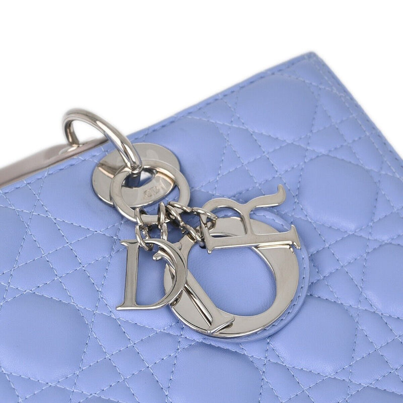 Christian Dior Blue Lambskin Lady