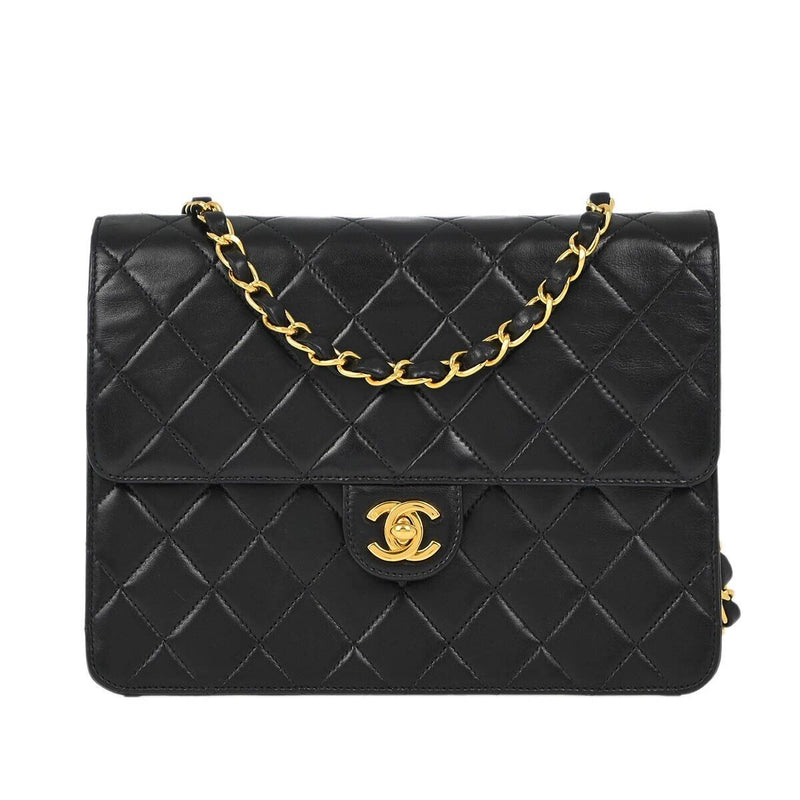 Chanel Black Lambskin Turnlock Small