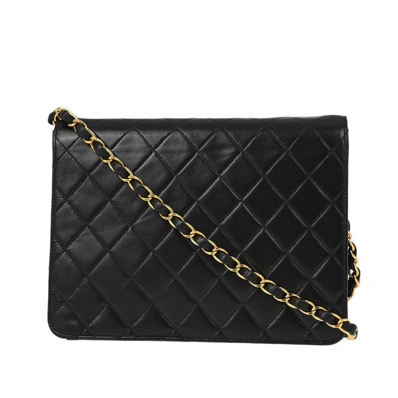 Chanel Black Lambskin Turnlock Small