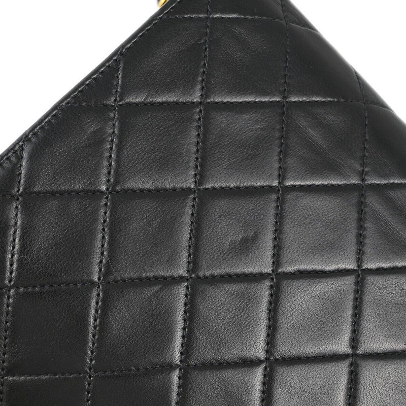 Chanel Black Lambskin Turnlock Small