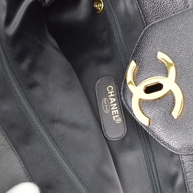 Chanel Black Caviar Supermodel Shoulder