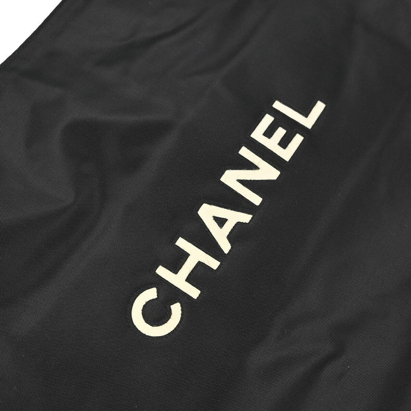 Chanel Black Nylon Shoulder Tote Bag