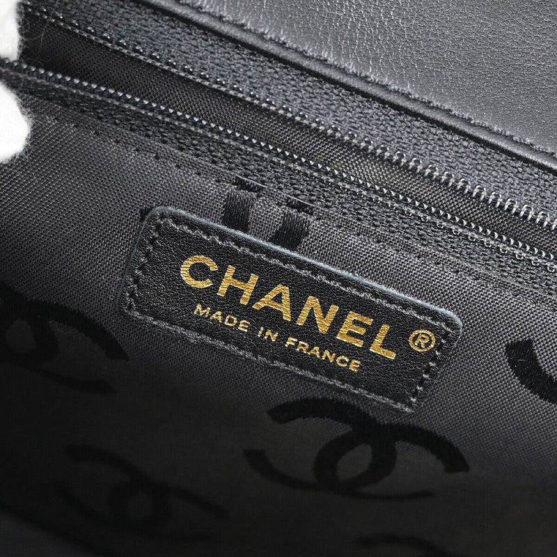 Chanel Black Calfskin Wild Stitch