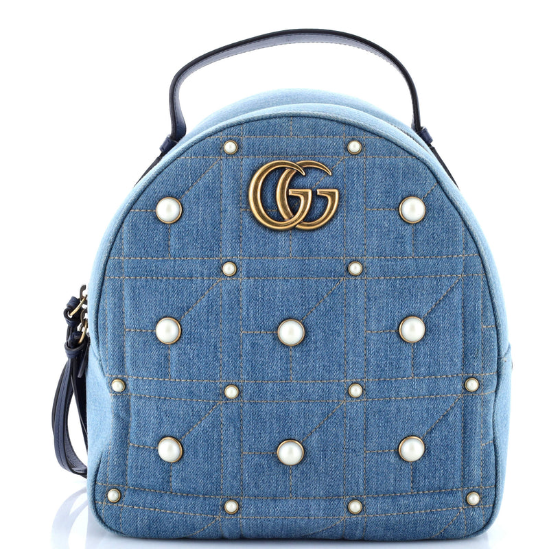 Gucci Pearly Gg Marmont Backpack