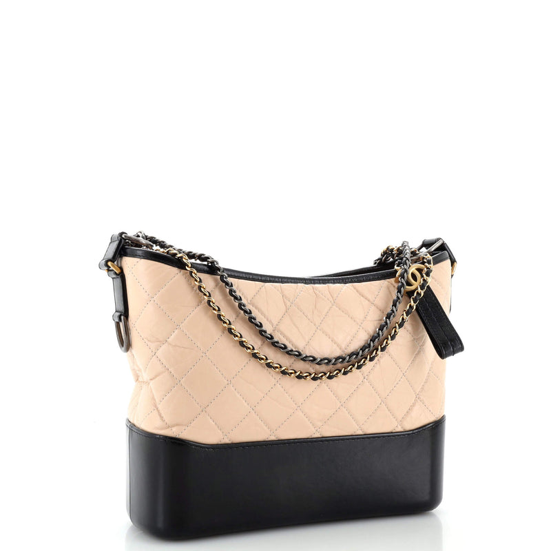 Chanel Gabrielle Hobo Quilted Aged