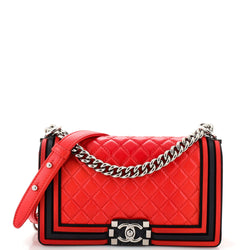 Chanel Boy Flap Bag Quilted Lambskin