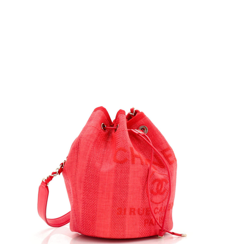 Chanel Deauville Drawstring Bucket Bag