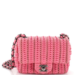 Chanel Crochet Flap Bag Lambskin Small