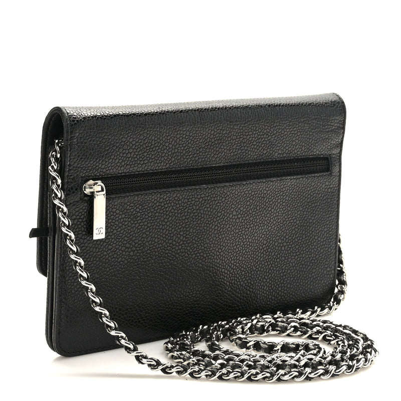 Chanel Caviar Timeless Cc Wallet On