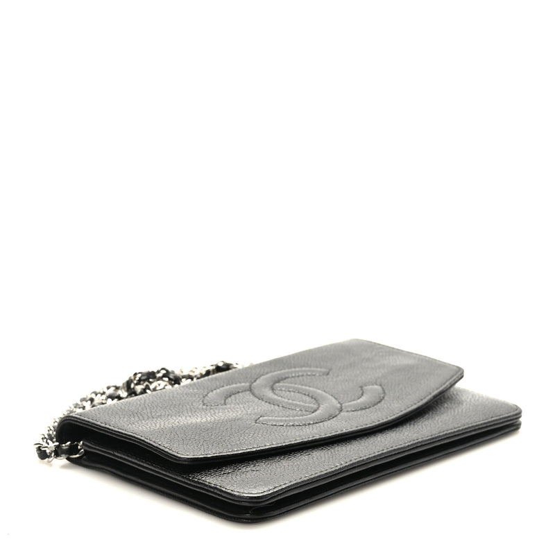 Chanel Caviar Timeless Cc Wallet On