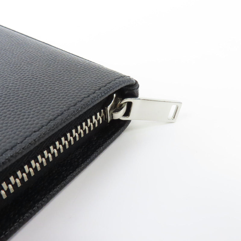 Saint Laurent Ysl Shw Zipped Long Wallet