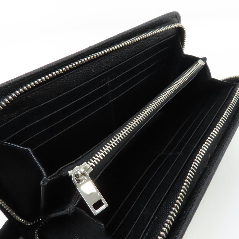 Saint Laurent Ysl Shw Zipped Long Wallet