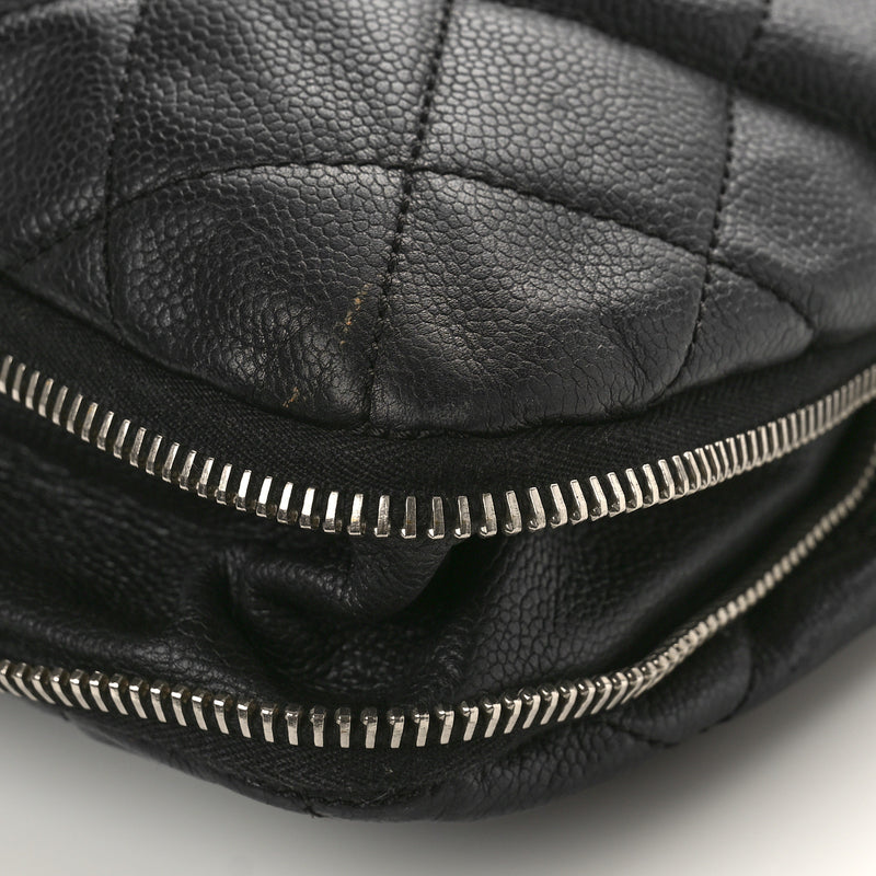 Chanel Caviar Quilted Expandable Zip