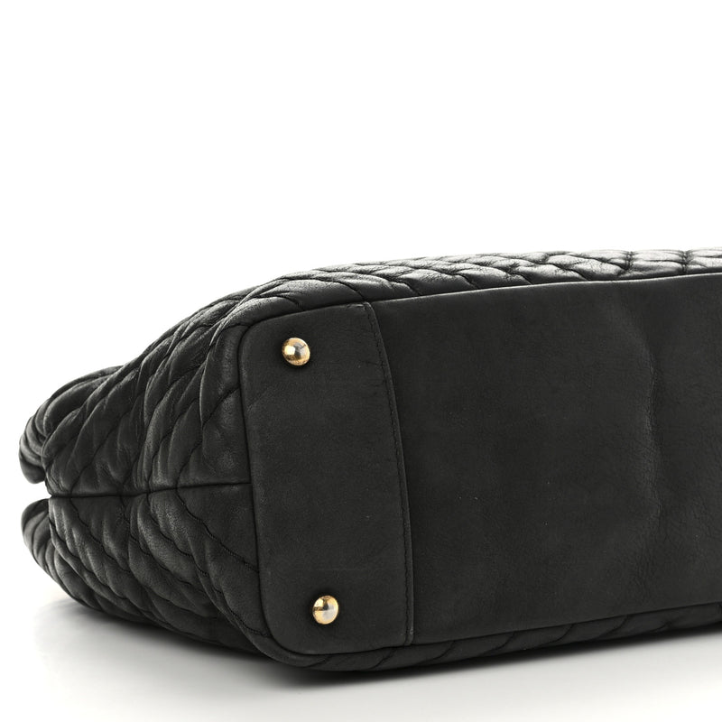 Chanel Calfskin Chevron Quilted Surpique