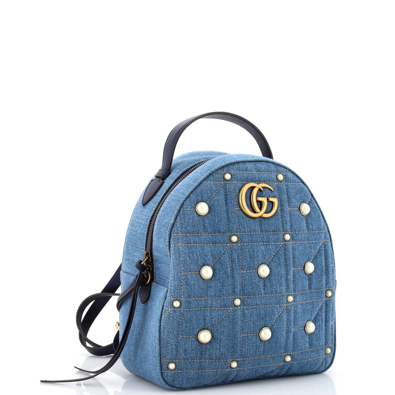 Gucci Pearly Gg Marmont Backpack