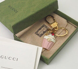 Gucci Key Holder Ring Chain Charm Ice