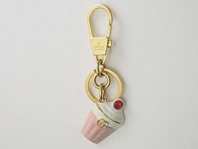 Gucci Key Holder Ring Chain Charm Ice