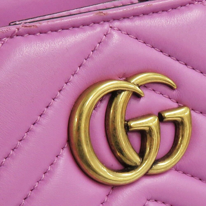 Gucci Gg Marmont Matelasse Leather Top