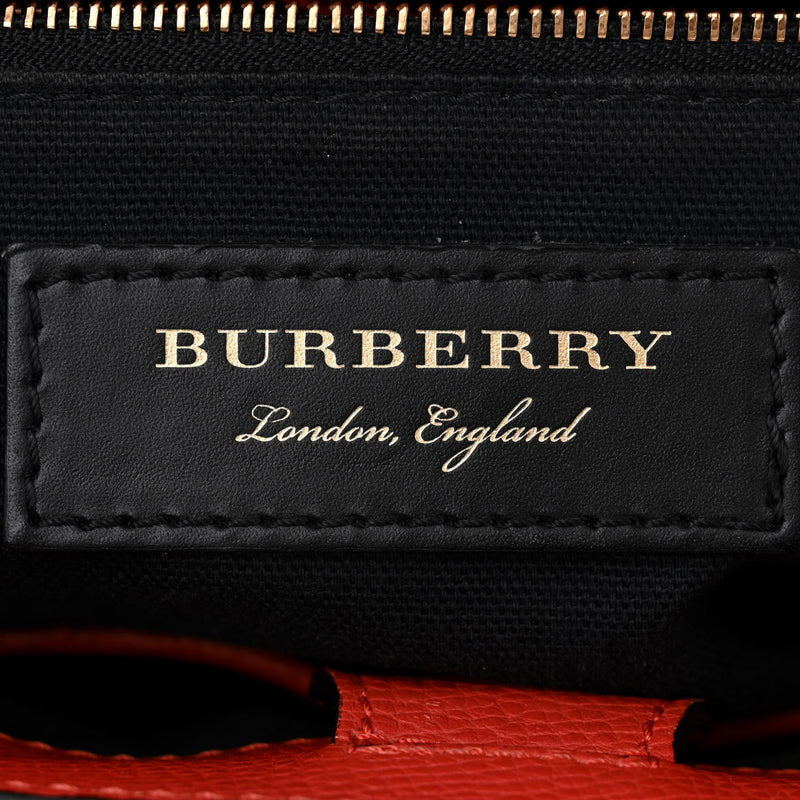 Burberry Grainy Calfskin Graffiti Print