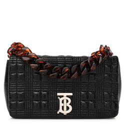 Burberry Patent Quilted Resin Chain