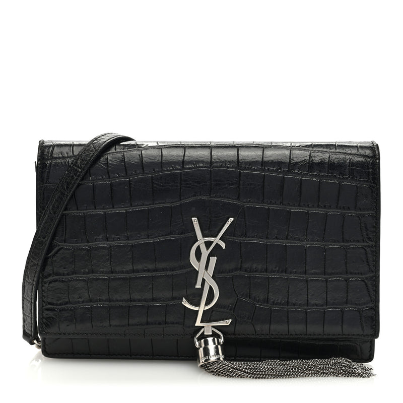 Saint Laurent Calfskin Crocodile