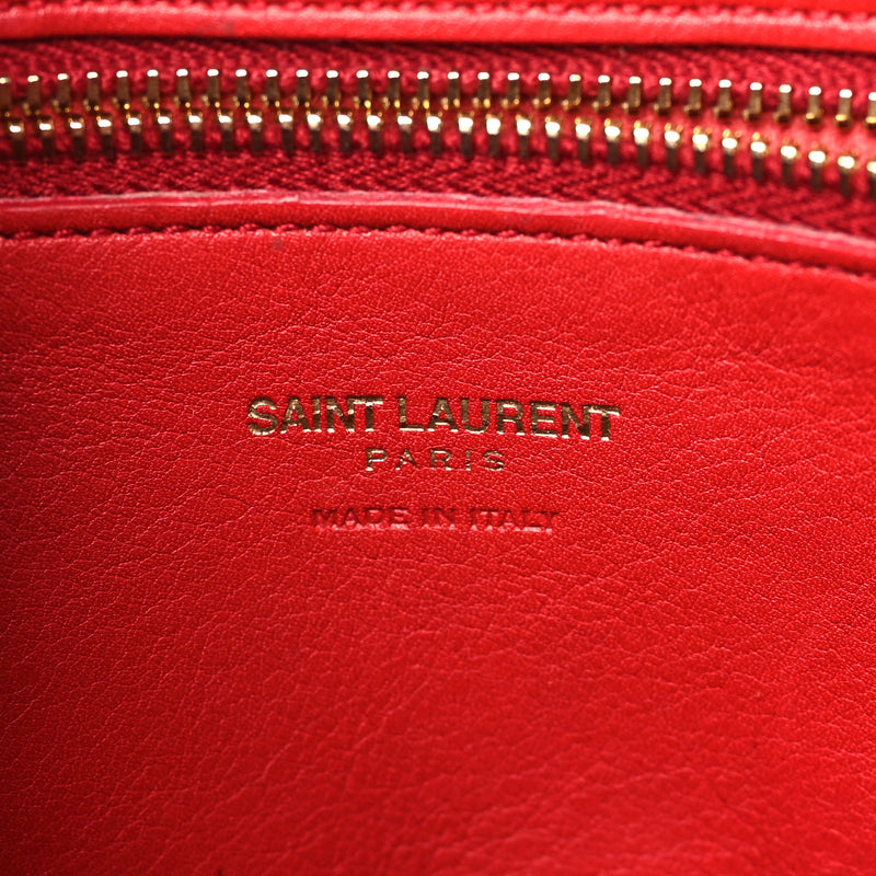 Saint Laurent Calfskin Matelasse Chevron