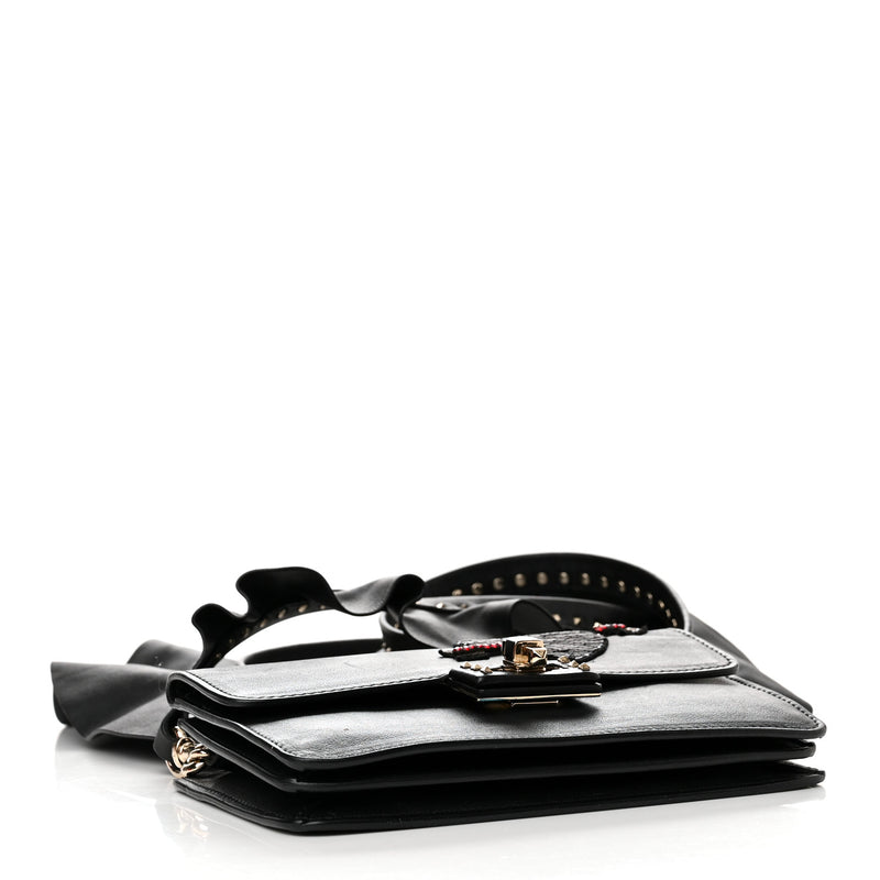 Valentino Garavani Calfskin Crystal Bead