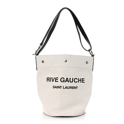 Saint Laurent Linen Calfskin Rive Gauche