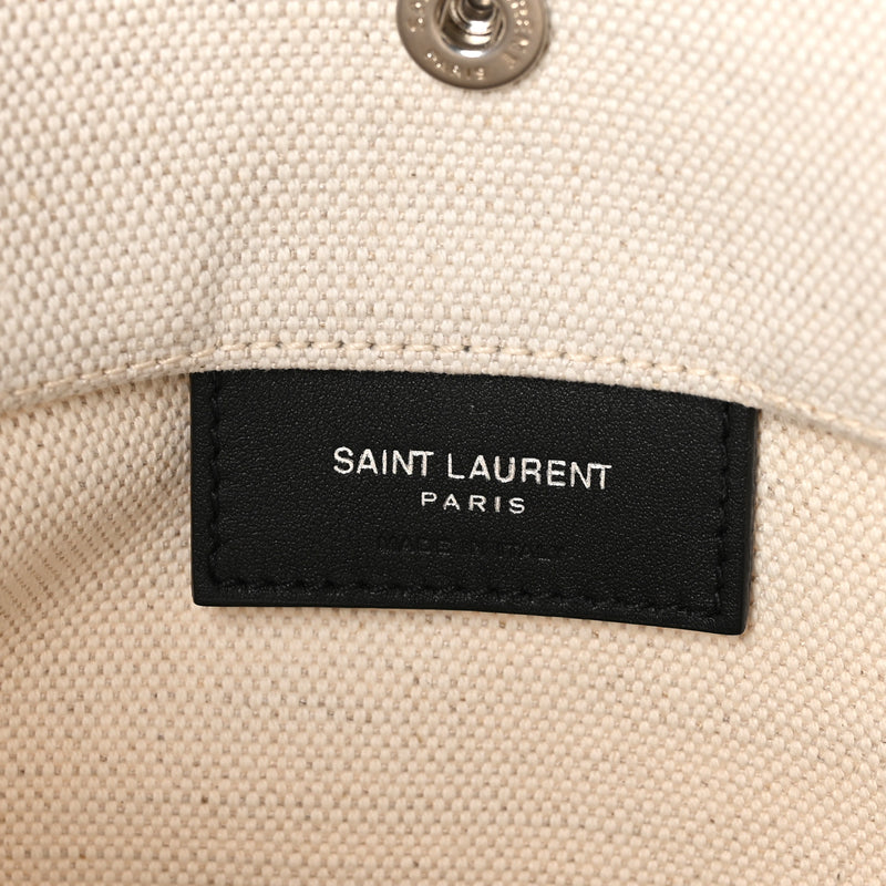 Saint Laurent Linen Calfskin Rive Gauche