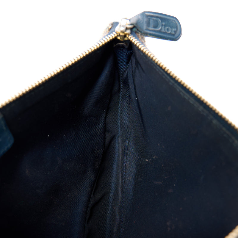 Christian Dior Mini Saddle Pochette Navy