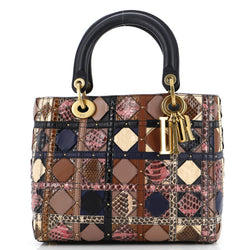 Christian Dior Supple Lady Bag Patchwork