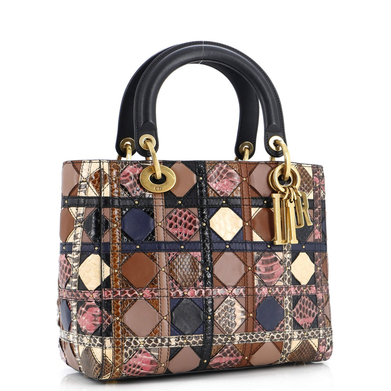 Christian Dior Supple Lady Bag Patchwork