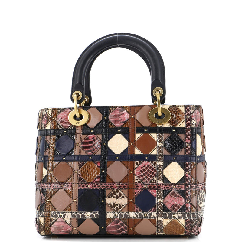 Christian Dior Supple Lady Bag Patchwork