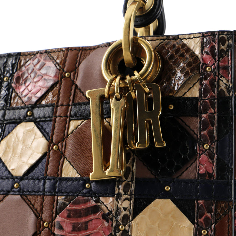 Christian Dior Supple Lady Bag Patchwork