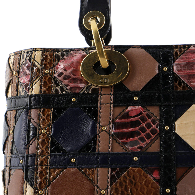 Christian Dior Supple Lady Bag Patchwork