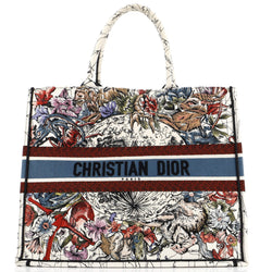 Christian Dior Book Tote Embroidered