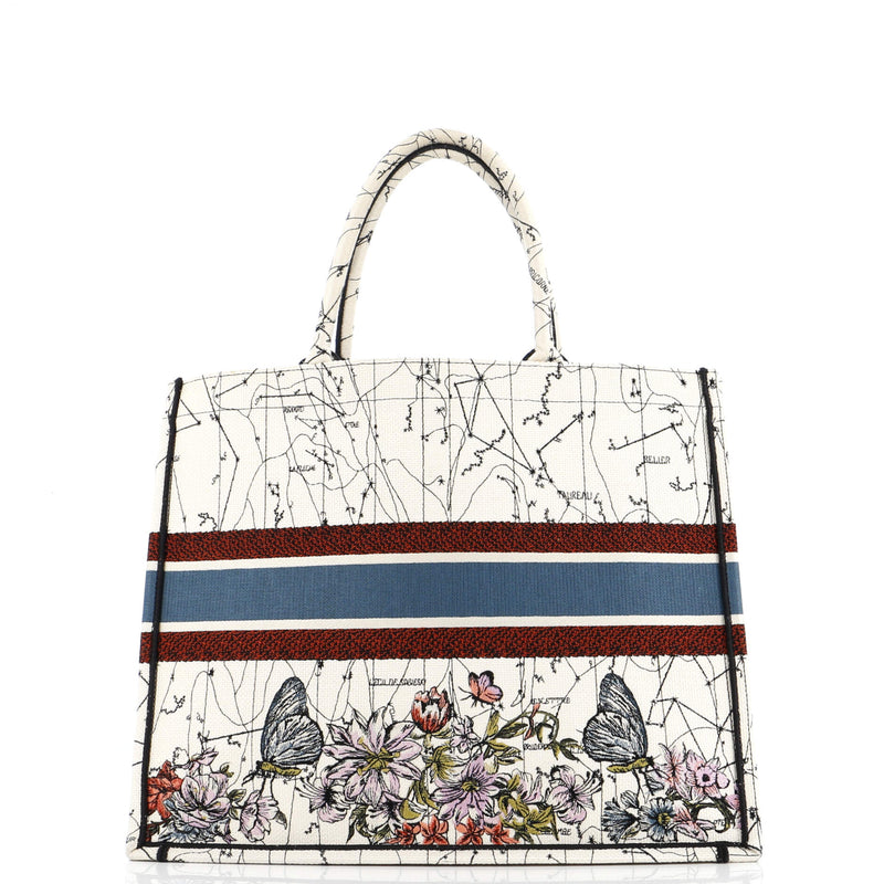 Christian Dior Book Tote Embroidered