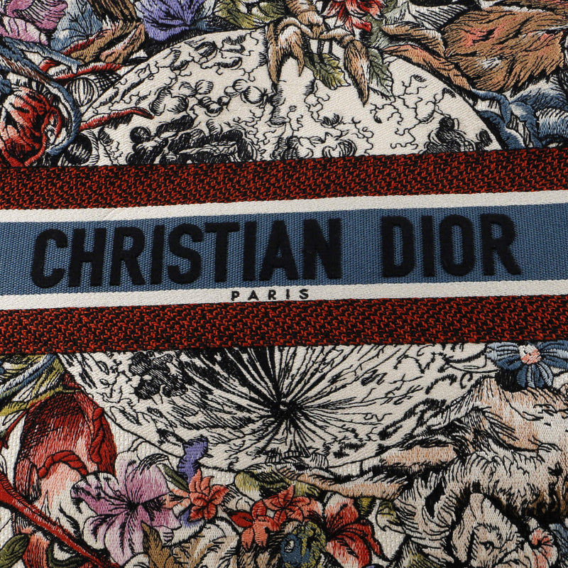 Christian Dior Book Tote Embroidered