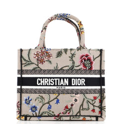 Christian Dior Book Tote Embroidered