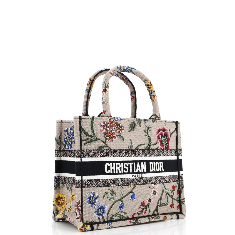 Christian Dior Book Tote Embroidered