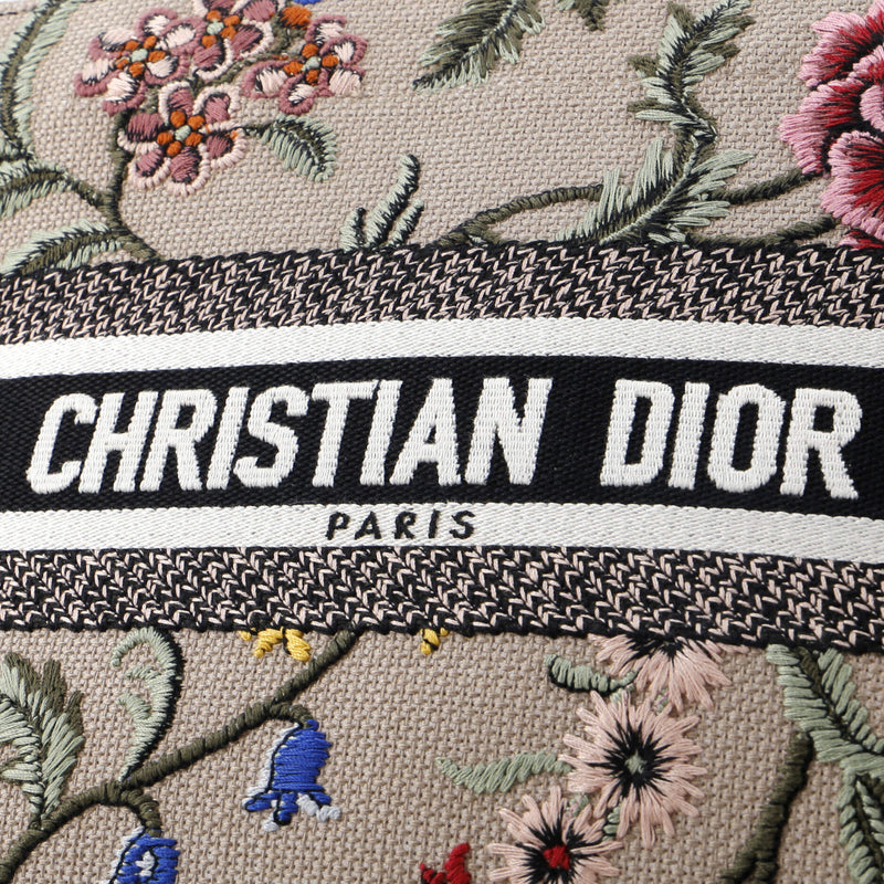 Christian Dior Book Tote Embroidered