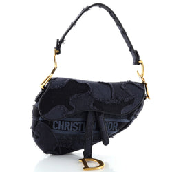 Christian Dior Saddle Handbag Camouflage