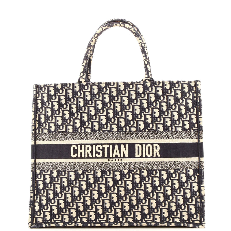 Christian Dior Book Tote Oblique Canvas