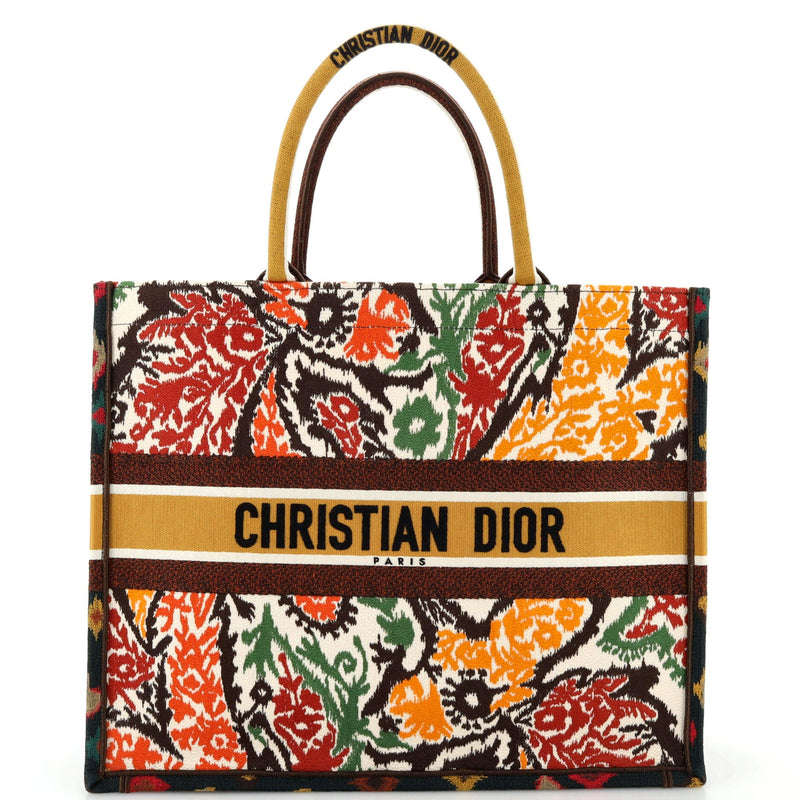 Christian Dior Book Tote Embroidered