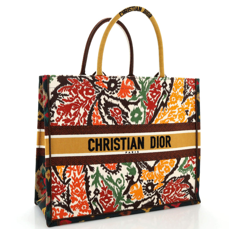 Christian Dior Book Tote Embroidered