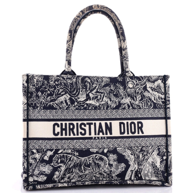 Christian Dior Book Tote Embroidered