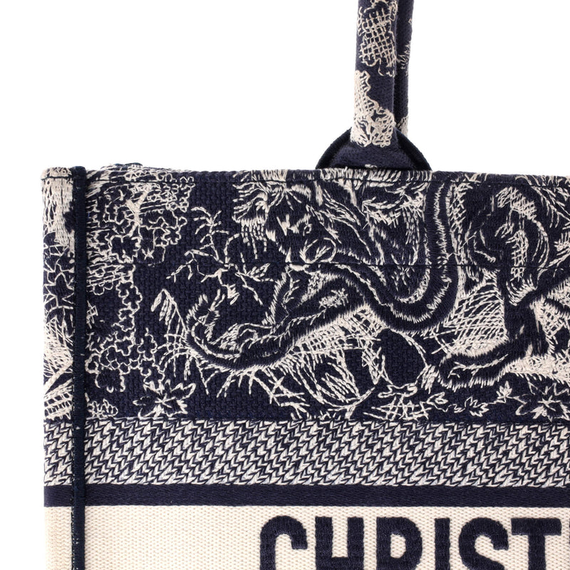 Christian Dior Book Tote Embroidered